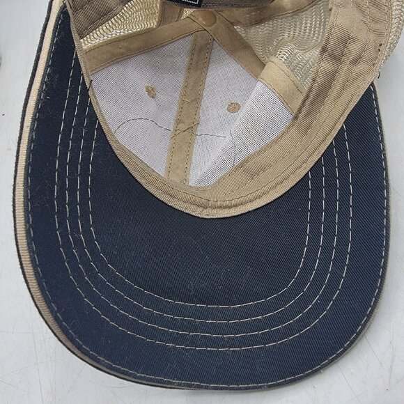 The Point Lake Powell Trucker Hat Black Tan Adjustable Casual Outdoors Comfort - Picture 8 of 9